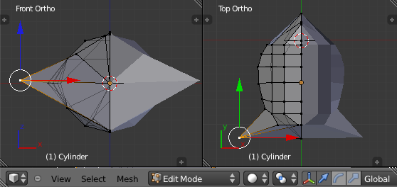 Mirror Modifier(Blender Foundation.Cengage Learning).